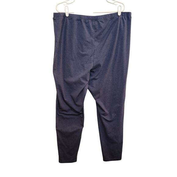 Woman Within Elastic Waist Pull On Skinny High Rise Leggings Casual Gray Size 2X - Picture 2 of 7